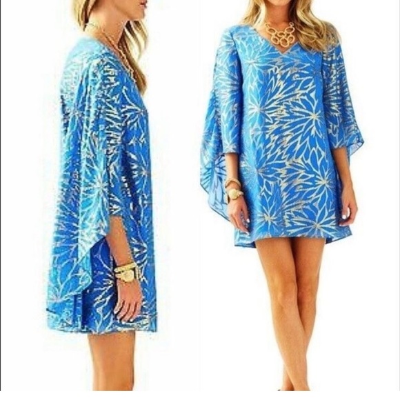 Lilly Pulitzer Miri Silk Caftan Dress - Picture 3 of 11